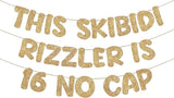 Fulmoon Pre Strung This Skibidi Rizzler Is 16 No Cap Glitter Banner 16