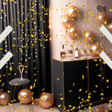 12" Gold Confetti Confetti Cannons - Party Poppers for Birthday