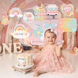 30 Pieces Groovy Hanging Swirls Groovy Retro Hippie Boho Party
