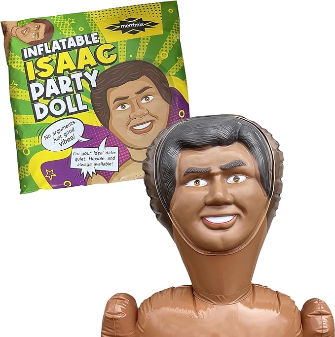 Merrimix - Isaac Inflatable Blow Up Doll Gag Gifts for Men, Bachelor