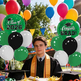 Graduation Decorations - 4 Set Balloon Stands, Class of 2026 Congrats