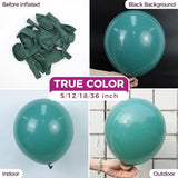 Bezente Slate Blue Latex Party Balloons - 100 Pack 12 inch Round