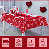 3 Pack Valentine's Day Tablecloth Valentines Table Cloth 54x128inch