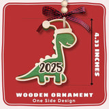 Dinosaur Christmas Ornament 2025 - Dinosaur Ornaments for Tree,