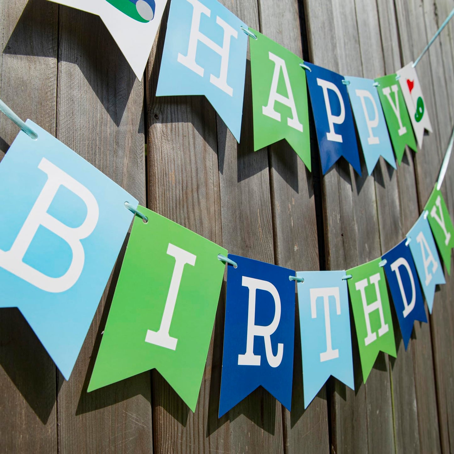 Golf Happy Birthday Banner - Happy Birthday Decorations, Golf Themed