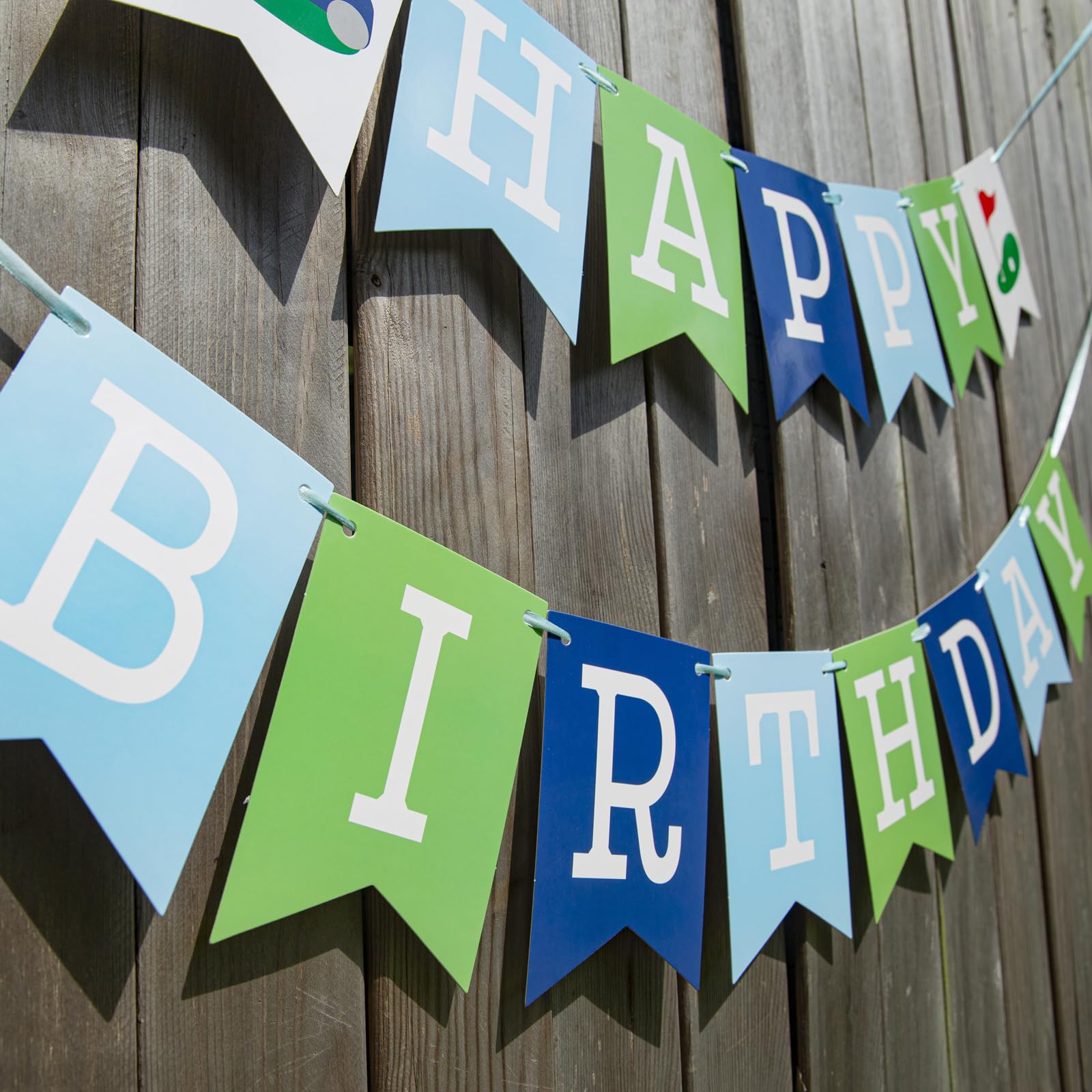Golf Happy Birthday Banner - Happy Birthday Decorations, Golf Themed