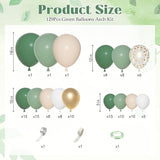 Ouddy Party Sage Green Balloons Arch Garland Kit, Different Sizes 18