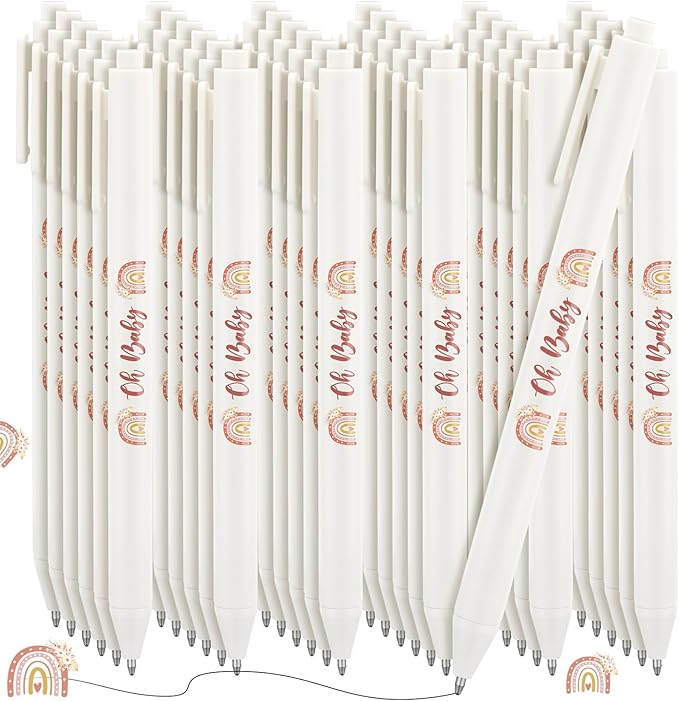 Ireer 36 Pcs Boho Theme Baby Shower Pens Gifts Bulk Party Favors for