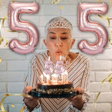 55th Birthday Decorations for Women 55th Birthday Sash and Crown