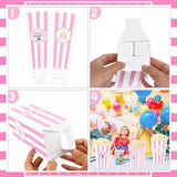 K KUMEED 20 pcs Movie Night Large Popcorn Favor Boxes 7.8 Inches