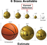 Gold 2.5" Christmas Balls Christmas Tree Decoration Ornaments