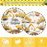 96PCS Construction Birthday Party Supplies Construction Party
