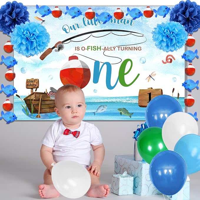 Ofishally One Birthday Decorations O Fishally One First Birthday