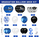 Graduation Decorations Class of 2026 - Blue Graduation Decorations -