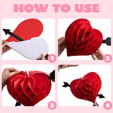 20 Packs Valentine's Day Swirl String Cutout with Garland Party
