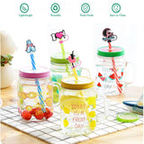 30 Pack Ballet Straw Covers Cap for Tumblers, 10mm Cute Dust-Proof