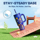 24 oz Stainless Steel Tumbler for Children: Durable Handle, Easy to