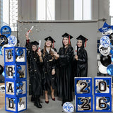 Graduation Decorations Class of 2026 - Blue Graduation Decorations -