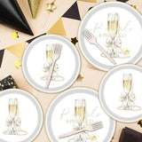 Pearls and Prosecco Bridal Shower Decorations 96PCS Pearls Bow