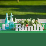 3Pcs Green Tablecloths for Rectangle Tables,Disposable Plastic Table