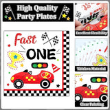 Fast One Birthday Decorations for Boys Racing Car 1st Birthday Party