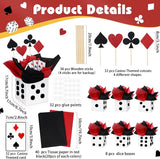 8 Sets Casino Party Decorations Themed Table Centerpieces Casino