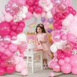 Ouddy Life 157 Pcs Pink Balloons Arch Garland Kit, Hot Metallic Light