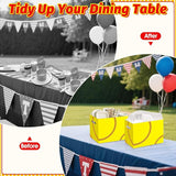 2PCS Softball Utensil Holder Paper Utensil Caddy for Softball Party