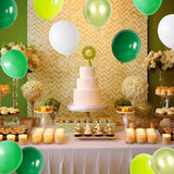 60PCS Green Party Balloons, Dark Green Emerald Green Lime Greens