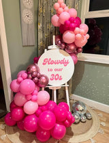 Pink Balloons Set - 12Inch Metallic Chrome Pearl Macaron Light Pink