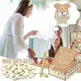 63 Pcs Bodysuit Baby Shower Guest Book Alternatives Set Baby Shower