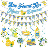 Lemon Bridal Shower Decorations Include She Found Her Main Squeeze