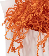 Mefleet 2 LB Crinkle Cut Paper Shred Filler Orange Crinkle Shredded
