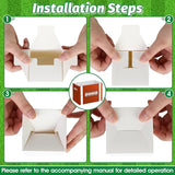 2PCS Football Utensil Holder Paper Utensil Caddy for Football Party