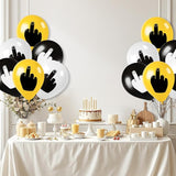 21 PCS Middle Finger Funny Balloons – Hilarious Birthday Decorations
