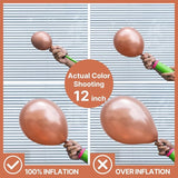 PartyWoo Metallic Rose Gold Balloons, 50 pcs 5 Inch Rose Gold