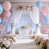 Gender Reveal Balloons 100 Pcs 12 Inch Pink and Blue Balloons for