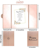 Retirement Rose Gold Guest Book Alternative Decorations for Women