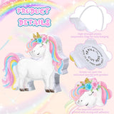 Small Unicorn Piñata with Stick Blindfold Piñata Unicorn for Girls