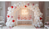 KADBANER White Balloons,100 Pack 12 Inch Latex Balloons,for Wedding