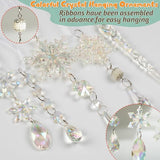 32pcs Christmas Decoration Crystal Ornaments - Iridescent Christmas