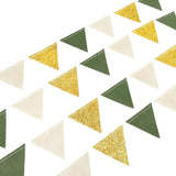 Sage Green Gold Party Decorations Oilve Green Beige Gold Glitter Felt
