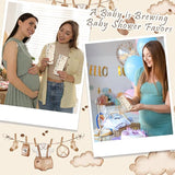 145 Pieces Coffee Baby Shower Favors for Guest A Baby is Brewing