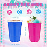 120 PCS Blue And Pink Disposable Plastic Cups Gender Reveal Plastic