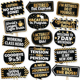 Retirement Photo Booth Props European Made Retirement Party Supplies
