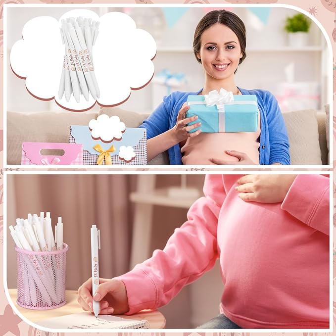 Ireer 36 Pcs Boho Theme Baby Shower Pens Gifts Bulk Party Favors for