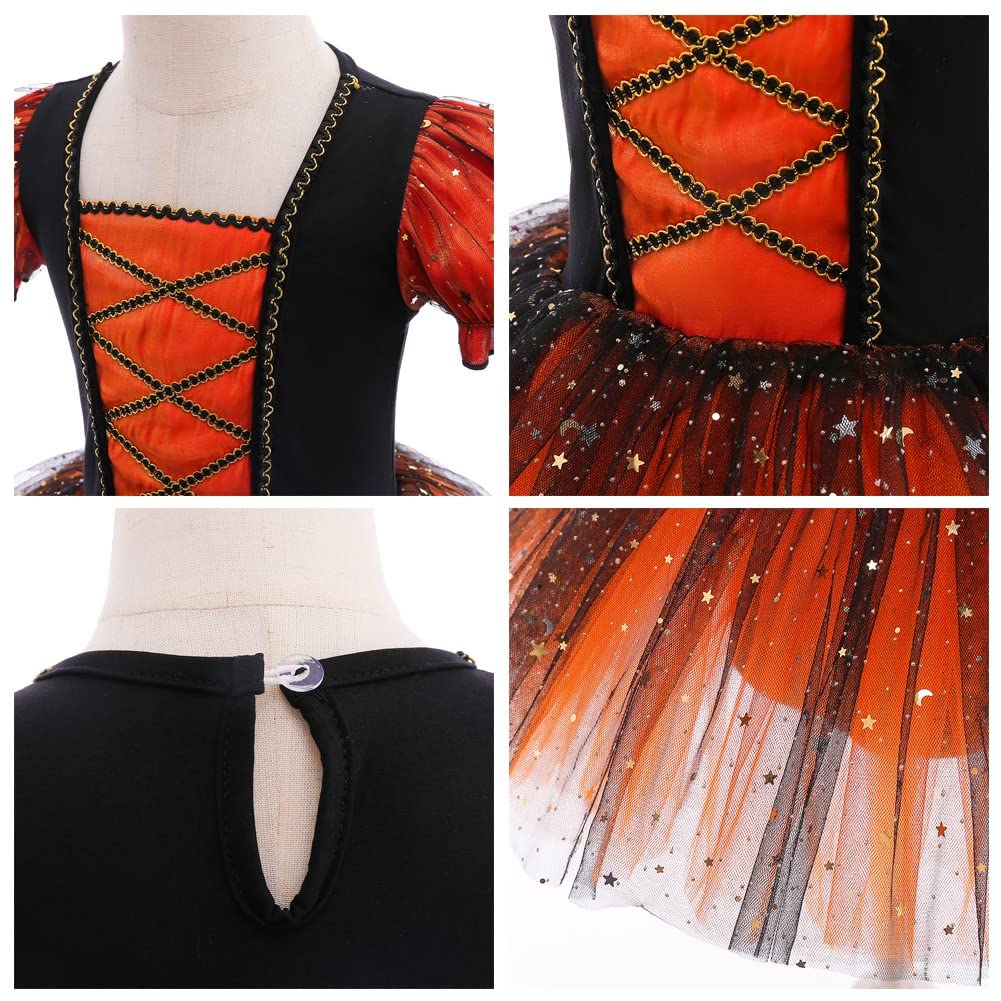 NEWEPIE Baby Girls Princess Leotards Ballet Dance Skirted Tutus