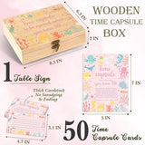 52 Pcs Time Capsule Set 50 Under the Sea Double Sided Cards and 1