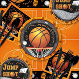 194pcs Basketball Party Plates and Napkins Set Birthday Party