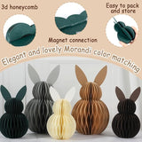5Pcs Easter Bunny Honeycomb Centerpiece Easter Party Table
